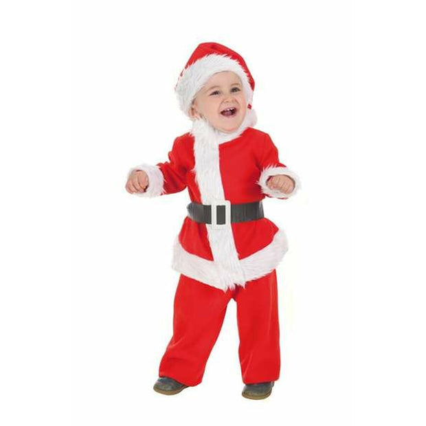 Costume for Babies Red Father Christmas 12 Months