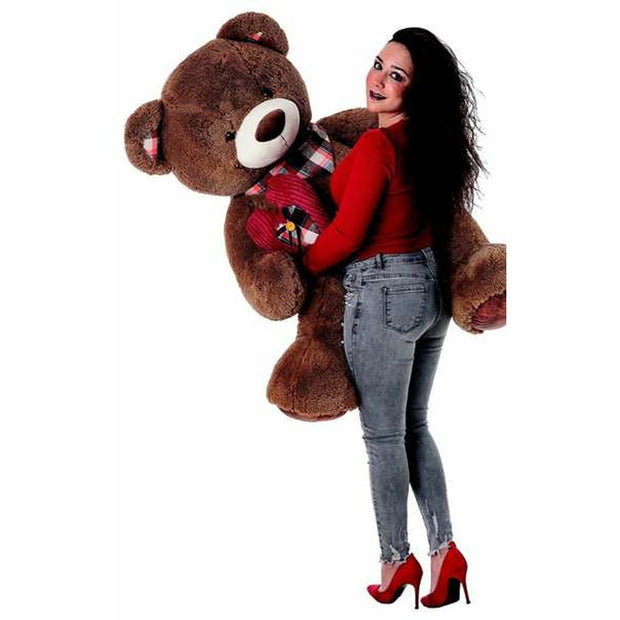 Teddy Bear Martin Heart Brown Corduroy 100 cm