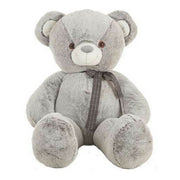 Teddy Bear Grey Pink Acrylic 75 cm