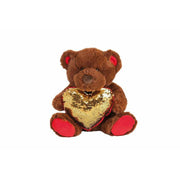 Teddy Bear Heart Sequins 32 cm