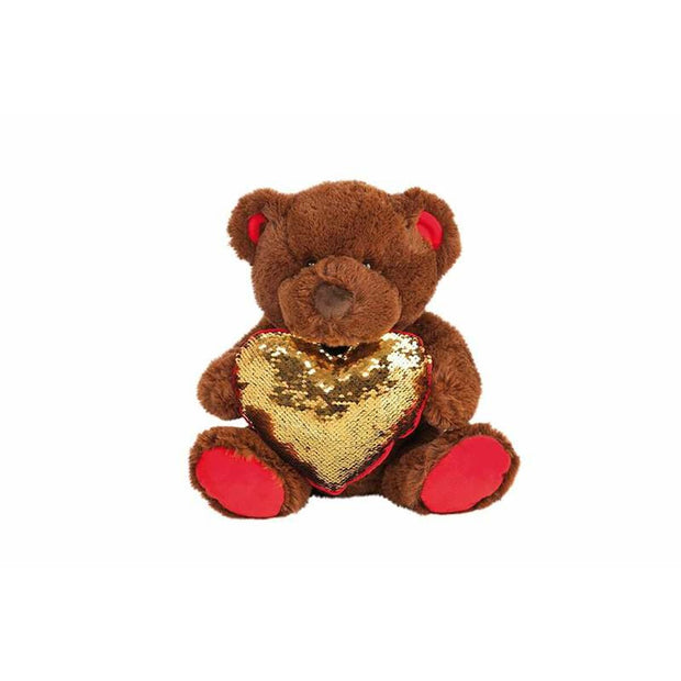 Teddy Bear Heart Sequins 32 cm