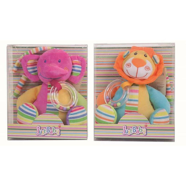 Rattle Elephant Lion 25 cm