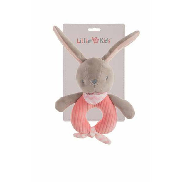 Rattle Cuddly Toy Pink Rabbit 18 cm