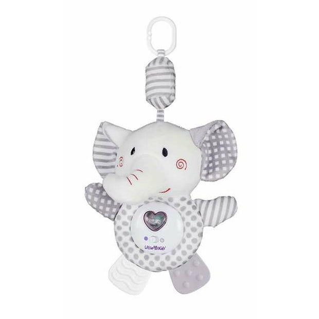 Hanging Cot Toy Elephant Heart Music Lights 35 cm