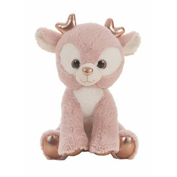 Fluffy toy Pink Reindeer 22 cm