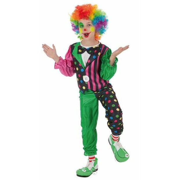 Costume for Children Male Clown Striped