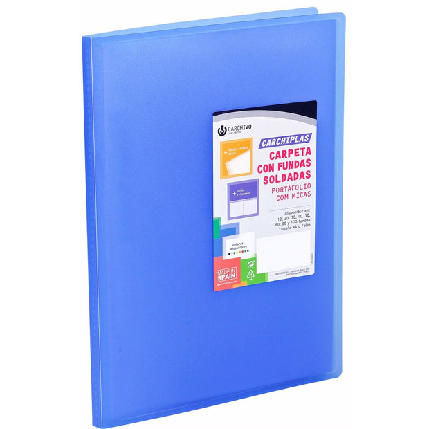 Organiser Folder Carchivo Carchiplás-Book Blue Din A4