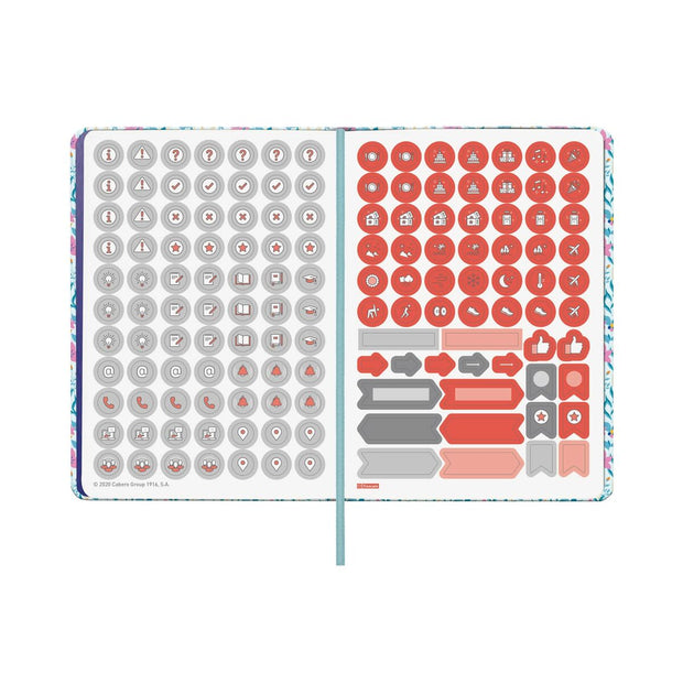 Diary Finocam 2022-2023 Multicolour (12,2 x 17,2 x 1,4 cm)