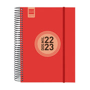 Diary Finocam 2022-2023 School Red (17 x 21,2 x 2,5 cm)