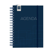 Diary Finocam Mini Institute 2022-2023 School Blue Quarto (17,3 x 22 x 2,5 cm)