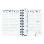 Diary Finocam Mini Institute 2022-2023 School Blue Quarto (17,3 x 22 x 2,5 cm)