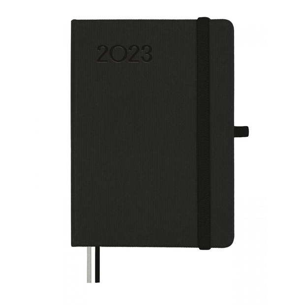 Diary Finocam MINIMAL M4 2023 Black (11,8 x 16,8 cm)