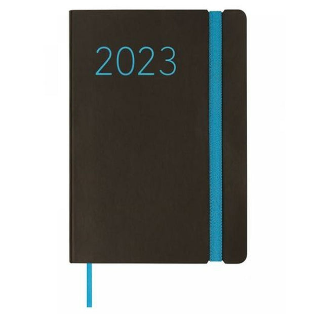 Diary Finocam 2023 Black (11,8 x 16,8 cm)