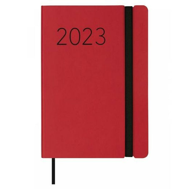 Diary Finocam 2023 Red (11,8 x 16,8 cm)