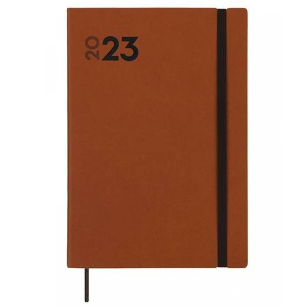 Diary Finocam Dynamic Mara Y1 2023 Brown (16,5 x 24 cm)