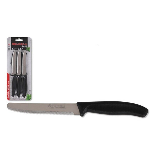 Messerset Quttin Schwarz (6 pcs)