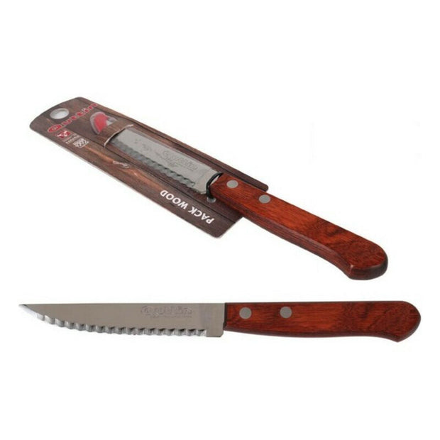 Wellenschliffmesser Quttin Packwood Holz (10,5 cm)