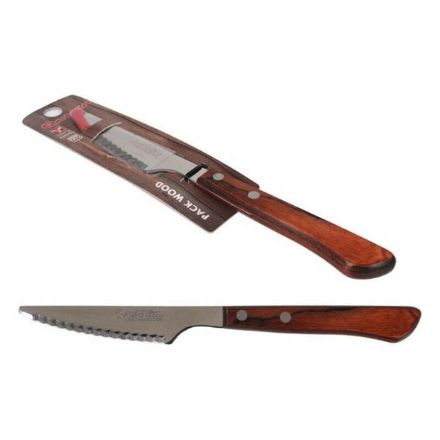 Wellenschliffmesser Quttin Packwood Holz (11 cm)