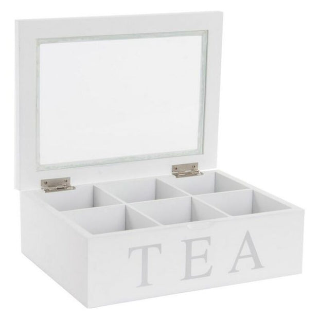 Teebox DKD Home Decor Holz MDF (28 x 18 x 8 cm)