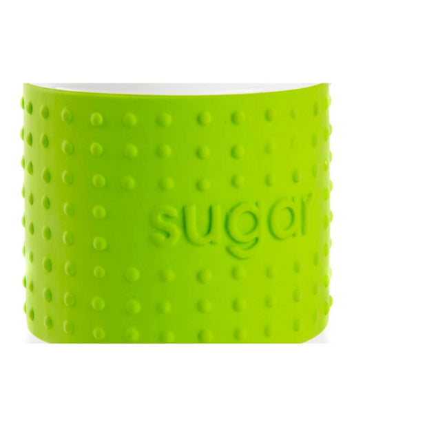 Zuckerdose DKD Home Decor Gummi aus Keramik (8 x 12 cm)