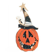 Halloween Decorations DKD Home Decor Wood Pumpkin (18 x 33 cm)