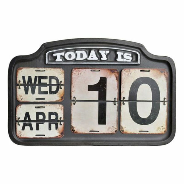 Calendar DKD Home Decor Metal (42 x 3 x 27 cm)