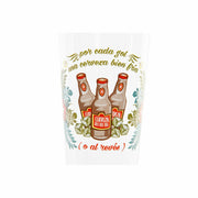 Bierglas DKD Home Decor Kristall (400 ml) (7.5 x 7.5 x 24 cm)