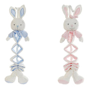 Fluffy toy DKD Home Decor Pink Celeste (19 x 8 x 27 cm) (2 pcs)