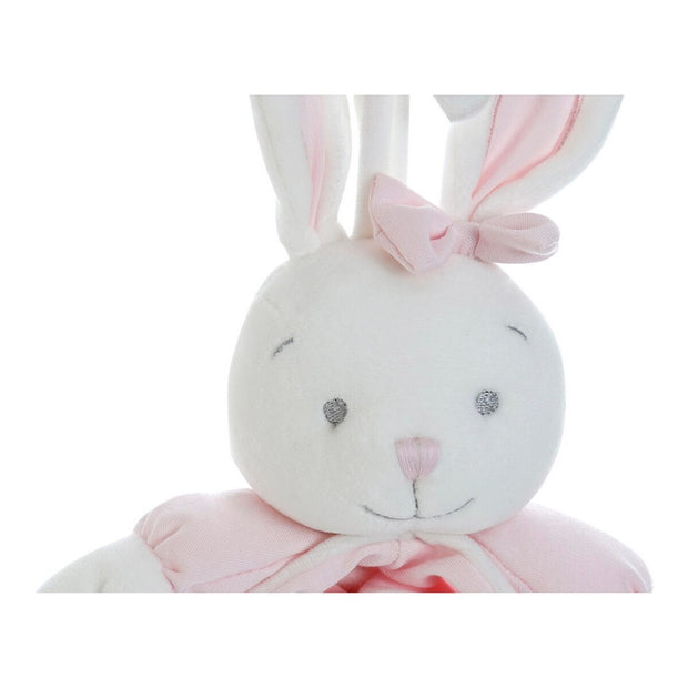 Fluffy toy DKD Home Decor Pink Celeste (19 x 8 x 27 cm) (2 pcs)