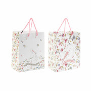 Paper Bag DKD Home Decor Blue Pink (2 pcs) (18 x 10 x 23 cm)
