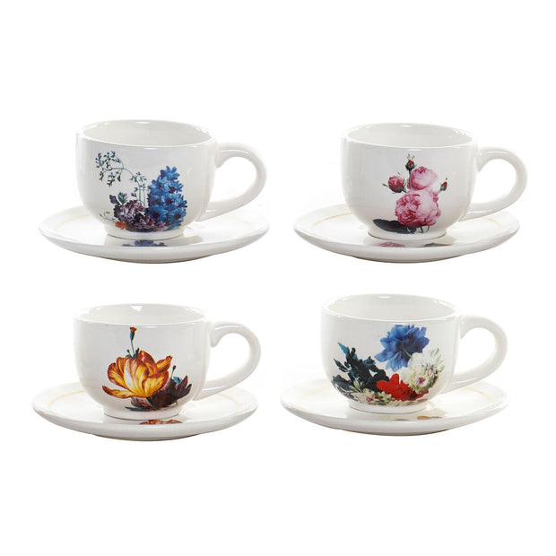 Satz von Kaffeetassen DKD Home Decor Dolomite (150 ml)