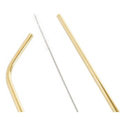 Trinkhalm wiederverwendbar DKD Home Decor Edelstahl (10 pcs)