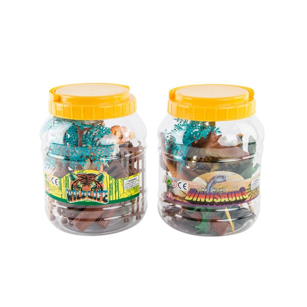 Animal figures DKD Home Decor (20 Pieces) (2 Units)