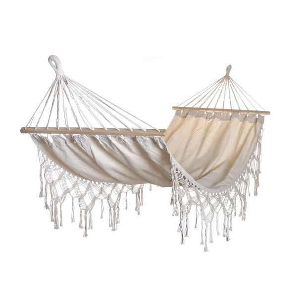 Hammock DKD Home Decor White Polyester Cotton (200 x 100 cm)