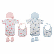 Set of clothes DKD Home Decor Cotton Stars