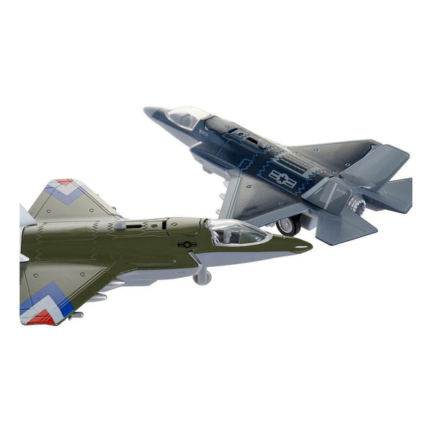Aeroplane DKD Home Decor Aeroplane (6 pcs)