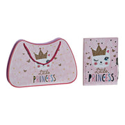 Diary with accessories DKD Home Decor Princess Pink (27 x 4.3 x 17.5 cm)