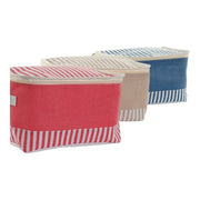 Lunchbox DKD Home Decor ‎S3013175 Mediterranean Red Beige Blue Polyester (29 x 21 x 16 cm) (3 Units)