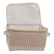 Lunchbox DKD Home Decor ‎S3013175 Mediterranean Red Beige Blue Polyester (29 x 21 x 16 cm) (3 Units)
