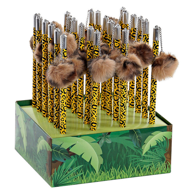 Pencil DKD Home Decor Pompom Brown Wood