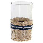 Gläserset DKD Home Decor Metall Kristall Rattan (2 pcs) (330 ml)