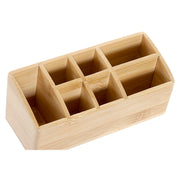 Organiser DKD Home Decor Bamboo (18 x 7.5 x 7 cm)