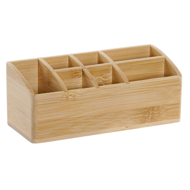 Organiser DKD Home Decor Bamboo (18 x 7.5 x 7 cm)