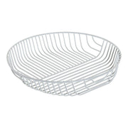 Obstschale DKD Home Decor Weiß Metall (30 x 30 x 5.5 cm)
