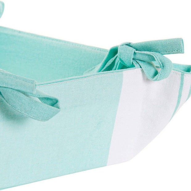 Korb DKD Home Decor Baumwolle Minze (34 x 34 x 34 cm)