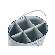Würfel DKD Home Decor Mediterraner Weiß Metall (24.5 x 17 x 13 cm)