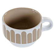 Satz von Kaffeetassen DKD Home Decor Metall Steingut (4 pcs)