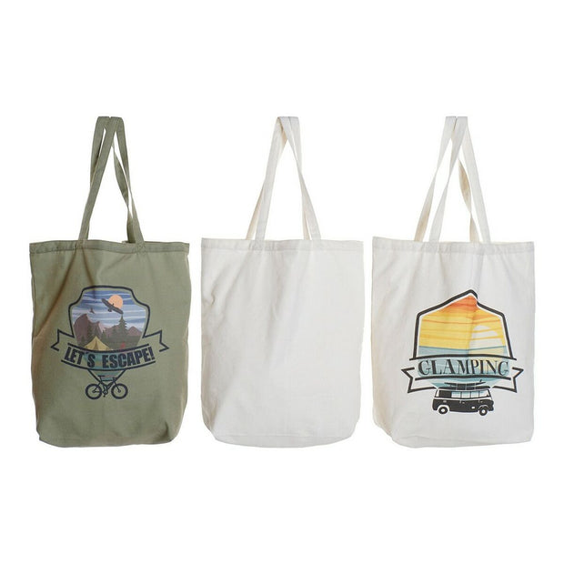 Multi-use Bag DKD Home Decor Moutain Multicolour (4 pcs) (43 x 15 x 66 cm)