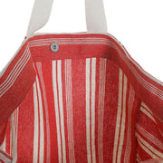 Bag DKD Home Decor Purse Stripes Polyester Cotton (39 x 26 x 34 cm) (2 pcs)