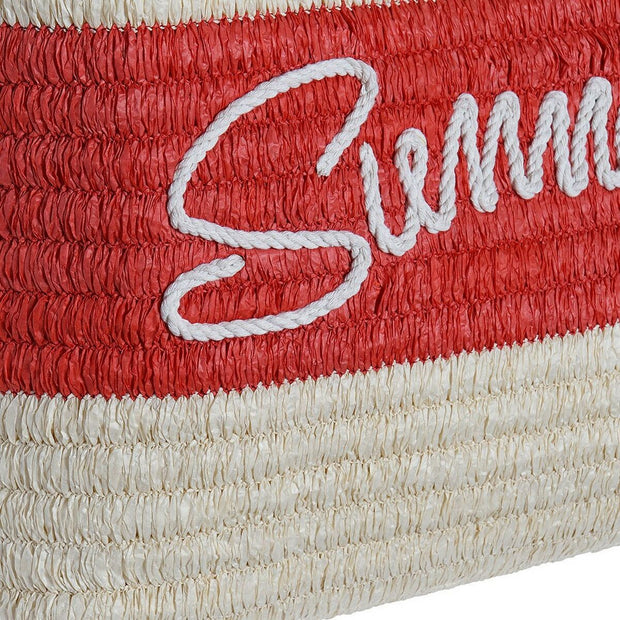 Bag DKD Home Decor Summer Polyester Cotton (38 x 14 x 40 cm) (2 pcs)